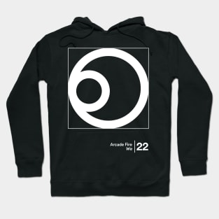 We / Minimalist Style Graphic Artwork Hoodie